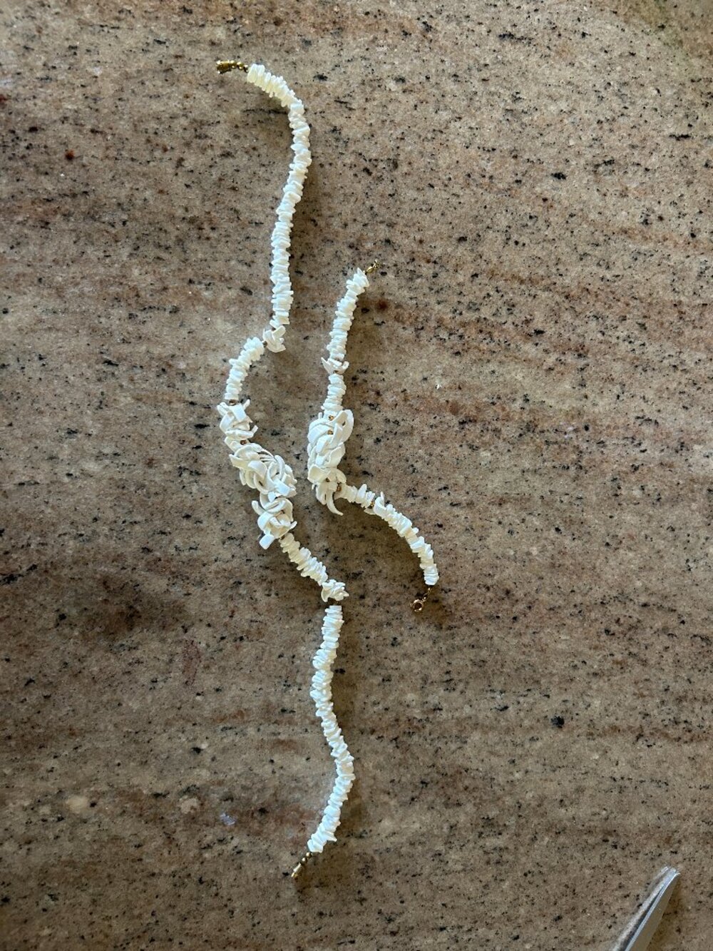 Puka shell bracelet and necklace